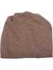 styleBREAKER Feinstrick Beanie Mütze in Braun