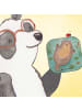 Mr. & Mrs. Panda Tischuntersetzer Otter Umarmen Design ohne Spruch in Weiß