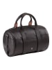 DuDu Handtasche Leder 25 cm black rose