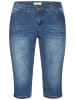 sheego Caprijeans in blue denim