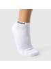 SMILODOX Unisex Sneakersocken 3er Pack in Schwarz / Grau / Weiß