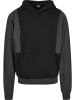 Urban Classics Sweat & Fleece - Hoody in black/charcoal
