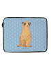 Mr. & Mrs. Panda Laptop Tasche Erdmännchen ohne Spruch in Blau Pastell
