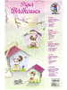Buntpapierfabrik Ludwig Bähr Paper Birdhouses 'Häschen' Set für 2 große und 8 kleine Vogelhäuschen