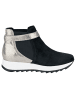 Heine Stiefelette in schwarz-champagner