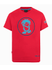 Trollkids T-Shirt "Troll T" in Rot/Delphinblau