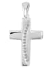 Adeliás Damen Anhänger – Kreuz Kreuzanhänger aus 925 Silber in silber
