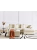 Beliani 2-tlg 4-Sitzer Sofa KOHLO in Beige/Schwarz linksseitig