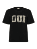 Kaffe T-shirt KArosie Oversize fit in Black Deep