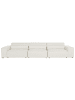 Beliani 4-tlg 3-Sitzer Sofa HELLNAR in Weiß