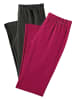 Vivance Active Caprihose in 1x schwarz, 1x himbeere