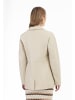 faina Lederblazer in Wollweiss