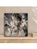 OnlyWow Leinwand Bilder Abstrakte Kunst gold grau