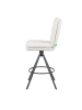 DUBI Möbel 2er-Set: Barhocker Tayo in Creme - (B)46 x (H)106 x  (T)57 cm