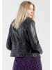 CBL Damen Lederjacke in Schwarz