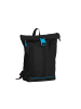 Daniel Ray DRS25.1491 Newcastle Rolltop Backpack L 11 black/blue Schnalle