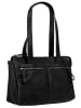 Sansibar Handtasche echt Leder in schwarz