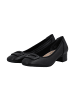 rieker Ballerina mit Lederabsatz Schwarz