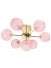 Beliani Deckenleuchten ANADYR in Rosa/Gold - (W) 52 x (H) 28 x (L) 52 cm