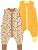 normani Baby Winter und Sommer-Schlafsack Set (1.0 + 2.5 TOG) in Gelb