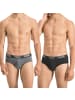 Puma Bodywear Slips 10er Pack in Anthrazit / Grau melange