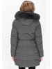 Usha Women Coat in grey