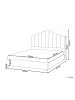 Beliani 10-tlg Doppelbett VINCENNES in Beige/Schwarz