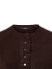 Zero  Strickjacke in schoko - 0001