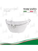 Toscanto Leder Gürteltasche Toscanto Tasche weiß ca. 37cm