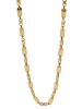 Adeliás Unisex Halskette – Plattenkette aus Edelstahl 70 cm in gold