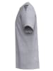 erima Kinder T-Shirt in grau melange/schwarz