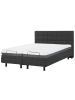 Beliani Doppelbett DUKE in Grau - (W) 161 x (H) 102 x (L) 216 cm