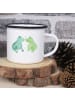 Mr. & Mrs. Panda XL Emaille Tasse Frosch Liebe ohne Spruch in Weiß
