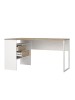 ebuy24 Schreibtisch Plus Weiß 145 x 81 cm