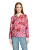 CARTOON Blusenshirt mit Raffung in Violett/Rot
