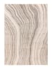 Vivorum Wohnzimmer Kurzflor Teppich Chalk 225 in silber - beige