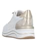 remonte Sneaker in Weiß/Gold