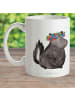Mr. & Mrs. Panda Kindertasse Stinktier  ohne Spruch in Weiß