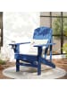 Outsunny Gartenstuhl B72 x T95 x H93 cm Blau