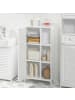 SoBuy Badezimmerschrank in Reinweiß - (W) 24 x (H) 96 x (L) 48 cm