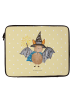 Mr. & Mrs. Panda Laptop Tasche Fledermaus Zauberer ohne Spruch in Gelb Pastell