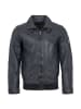 JILANI Pilotenlederjacke Lammnappa in Navy