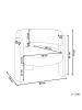 Beliani Sessel BUREA in Beige - (W) 80 x (H) 74 x (L) 70 cm