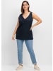 sheego Tanktop in tiefblau