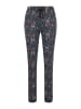 s.Oliver s.Oliver Bodywear Schlafhose in blau-geblümt-weinrot