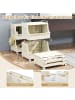 COSTWAY Rollwagen faltbar 44,5 x 29,5 x 52,5 cm in Beige