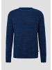 QS Strickpullover langarm in Blau