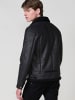 KOROSHI Kunstlederjacke in SCHWARZ