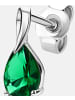 Diamant L'éternel Ohrringe aus 585 Weißgold mit Smaragd