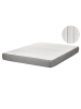 Beliani Matratze FLEX 7 PLUS in Weiß/Grau - (W) 160 x (H) 20 x (L) 200 cm H3/4 Fest